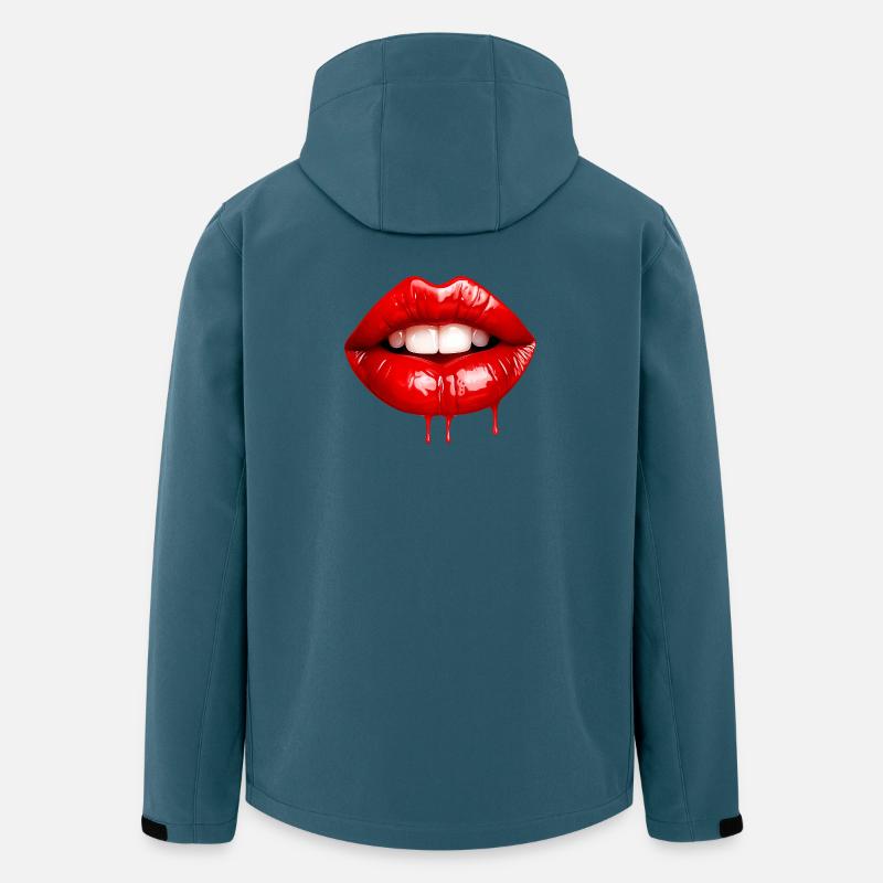 Lipps, Design #2 - Veste softshell homme en polyester recyclé Stanley/Stella - bleu pétrole foncé
