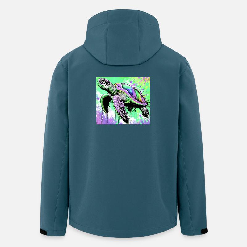 turtle - Men’s Recycled Softshell Jacket by Stanley/Stella - stargazer