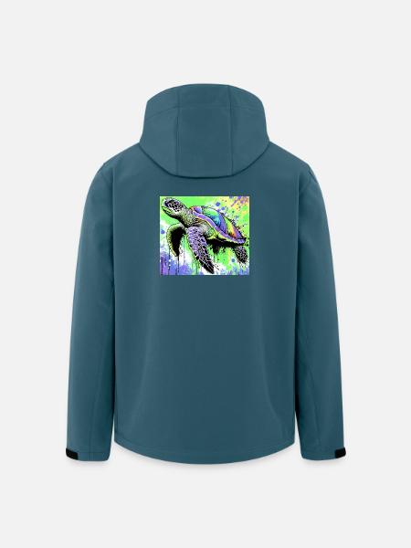 turtle - Men’s Recycled Softshell Jacket by Stanley/Stella - stargazer