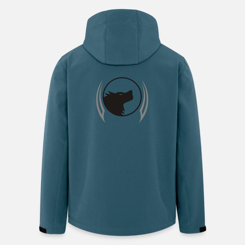 Wolf - Recycelte Männer Softshell-Jacke von Stanley/Stella - Dunkles Petrol