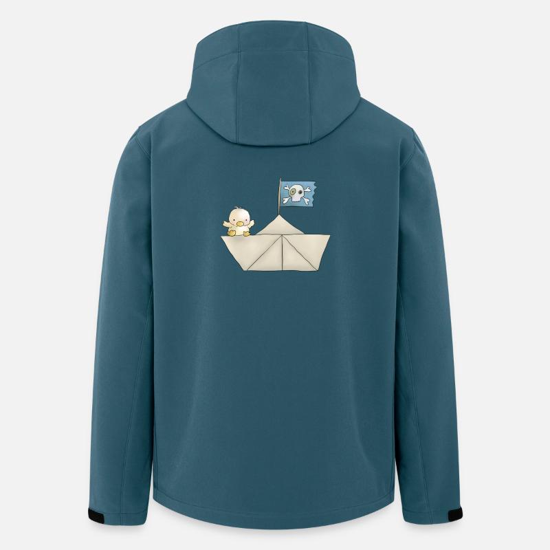 Kleiner Seeräuber - Recycelte Männer Softshell-Jacke von Stanley/Stella - Dunkles Petrol