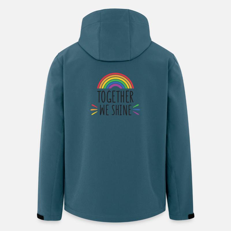 Pride Month - Together We Shine - Men’s Recycled Softshell Jacket by Stanley/Stella - stargazer