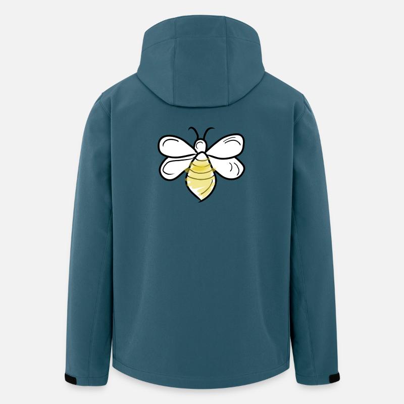 Biene Vecter - Recycelte Männer Softshell-Jacke von Stanley/Stella - Dunkles Petrol