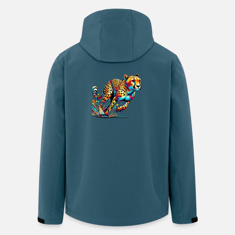 Gepard - Recycelte Männer Softshell-Jacke von Stanley/Stella - Dunkles Petrol