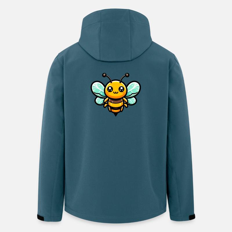 Bi - Stanley/Stella herre softshelljakke i genanvendt polyester - mørk petrol