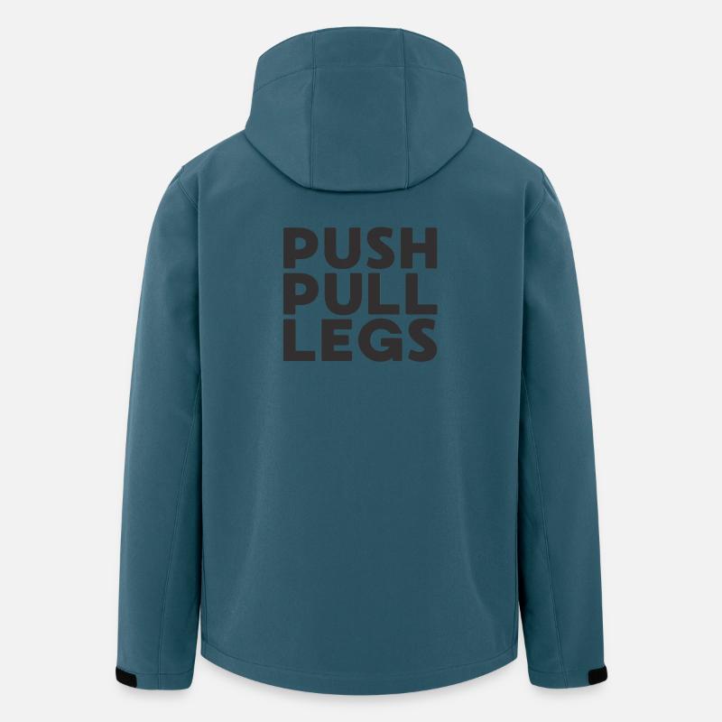 Push Pull Jambes Répéter Entraînementssplit - Veste softshell homme en polyester recyclé Stanley/Stella - bleu pétrole foncé
