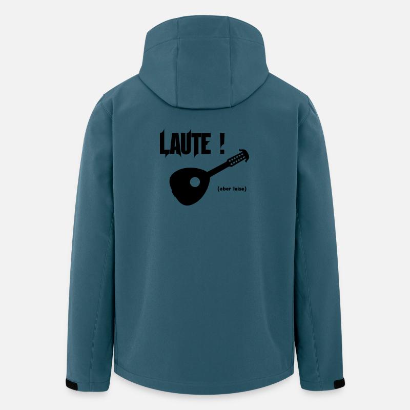 Laute - Recycelte Männer Softshell-Jacke von Stanley/Stella - Dunkles Petrol