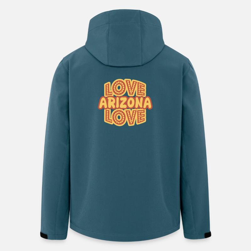Arizona - Recycelte Männer Softshell-Jacke von Stanley/Stella - Dunkles Petrol