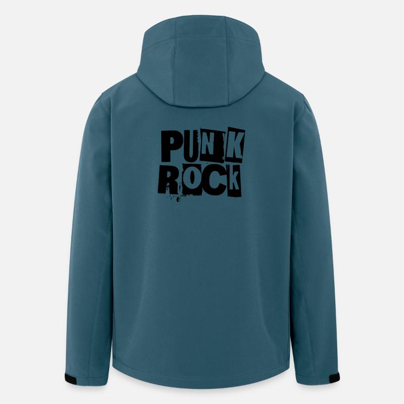 Punkrock Gothic Logo - Recycelte Männer Softshell-Jacke von Stanley/Stella - Dunkles Petrol