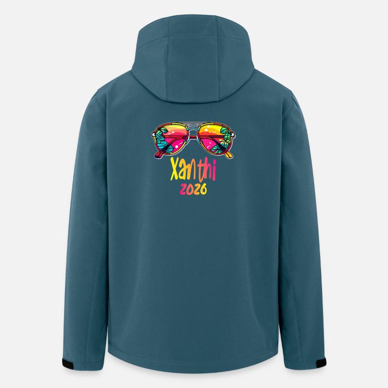 Xanthi 2026 Tropical Glasses - Men’s Recycled Softshell Jacket by Stanley/Stella - stargazer