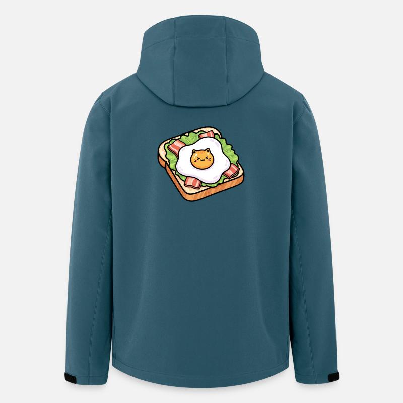 Sunny Toast Katzenei - Recycelte Männer Softshell-Jacke von Stanley/Stella - Dunkles Petrol
