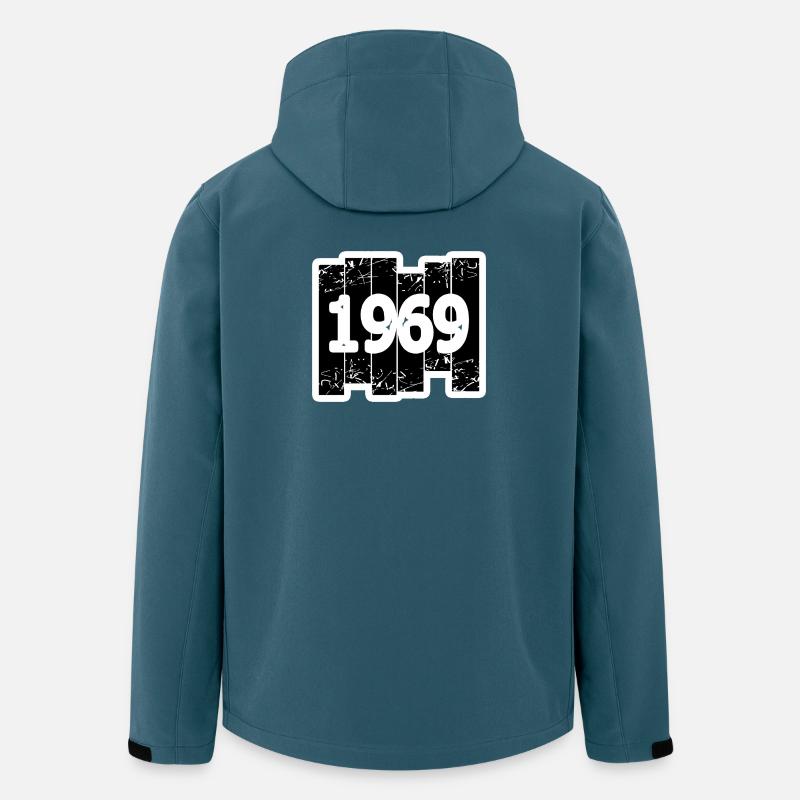 1969 - Recycelte Männer Softshell-Jacke von Stanley/Stella - Dunkles Petrol