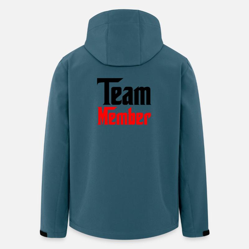 team_member - Recycelte Männer Softshell-Jacke von Stanley/Stella - Dunkles Petrol