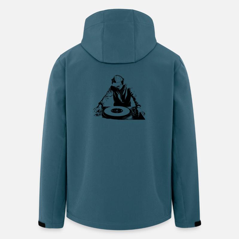Dj Drawing - Men’s Recycled Softshell Jacket by Stanley/Stella - stargazer