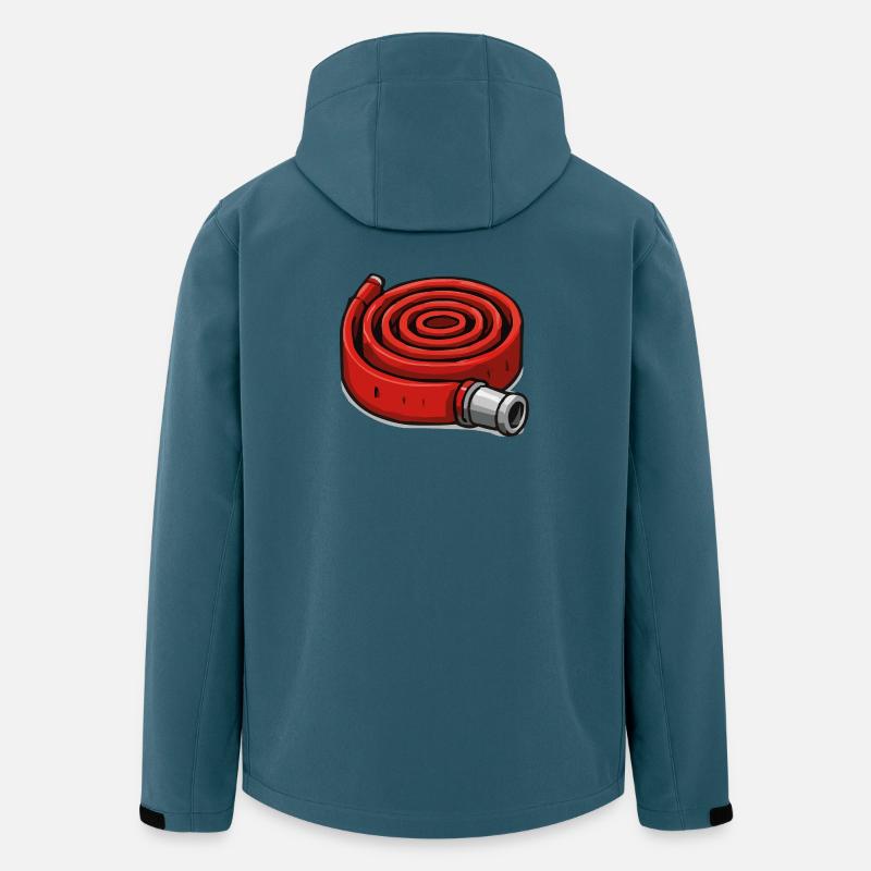 Coiled fire hose - Men’s Recycled Softshell Jacket by Stanley/Stella - stargazer