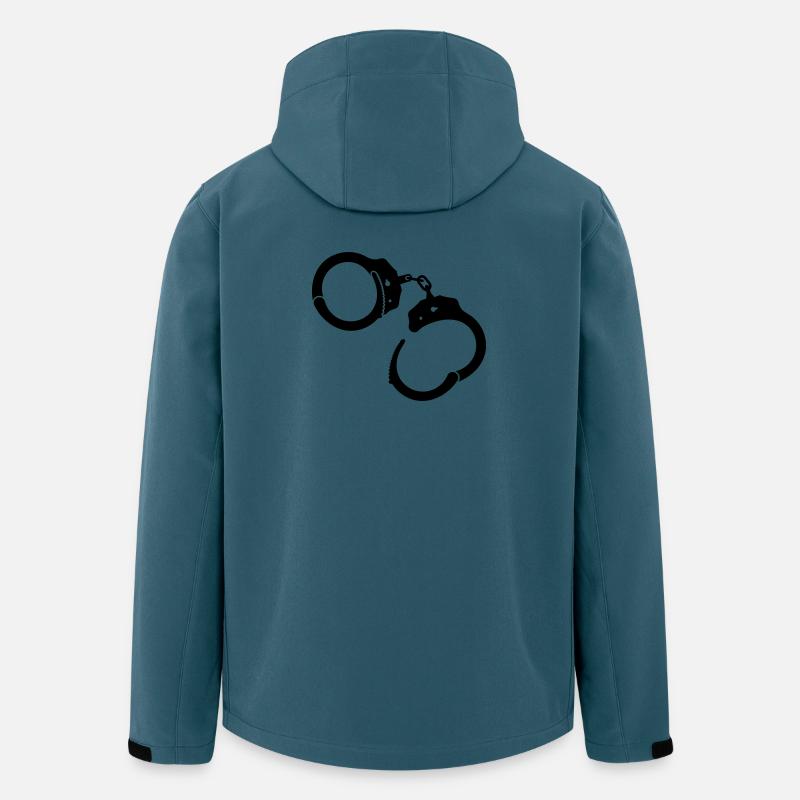 Handschellen Handcuffs - Recycelte Männer Softshell-Jacke von Stanley/Stella - Dunkles Petrol