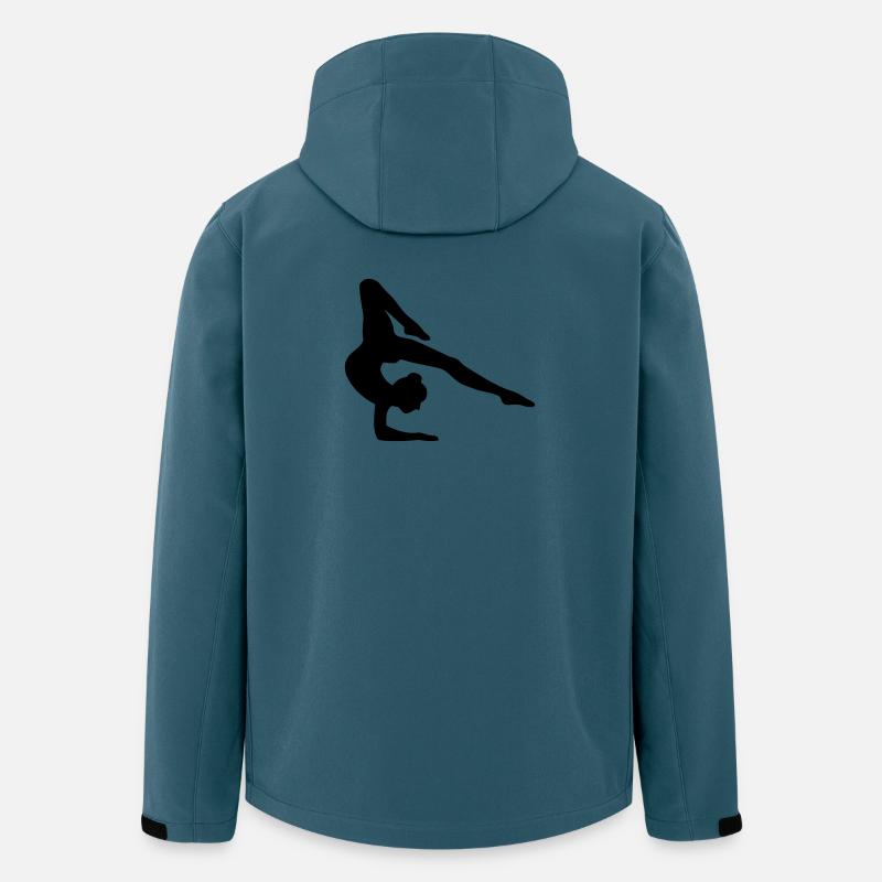 Gymnastik Mädchen - Recycelte Männer Softshell-Jacke von Stanley/Stella - Dunkles Petrol