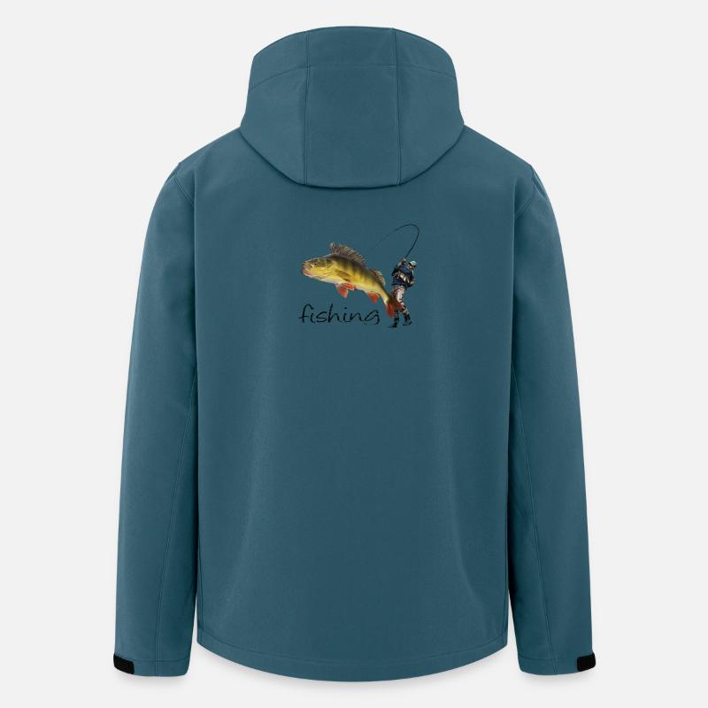 Barsch - Recycelte Männer Softshell-Jacke von Stanley/Stella - Dunkles Petrol