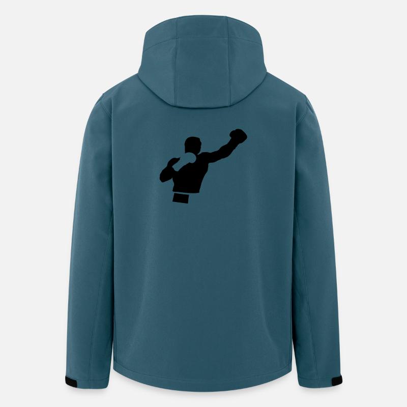 Boxer - Recycelte Männer Softshell-Jacke von Stanley/Stella - Dunkles Petrol