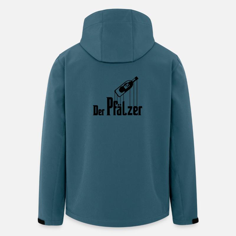 Der Pfälzer 2 - Recycelte Männer Softshell-Jacke von Stanley/Stella - Dunkles Petrol