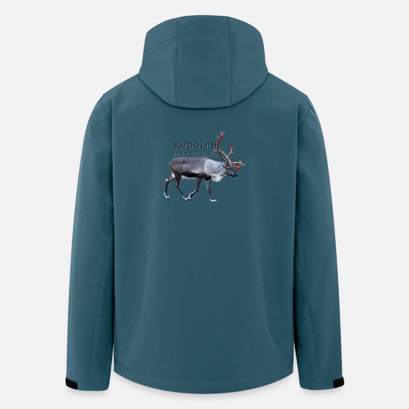 Rudolph - Recycelte Männer Softshell-Jacke von Stanley/Stella - Dunkles Petrol
