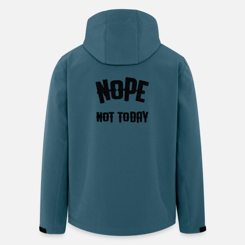 Nope not today - Recycelte Männer Softshell-Jacke von Stanley/Stella - Dunkles Petrol