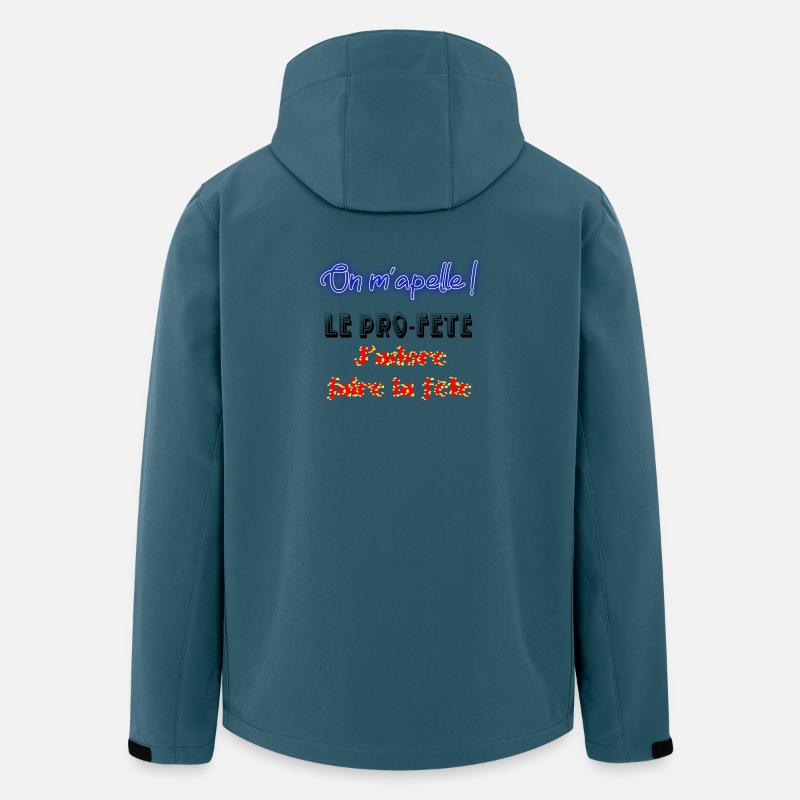 On m'appelle le Pro-Fête - Veste softshell homme en polyester recyclé Stanley/Stella - bleu pétrole foncé