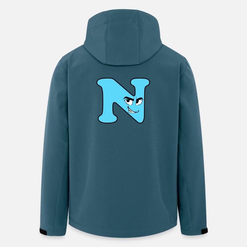 N - Recycelte Männer Softshell-Jacke von Stanley/Stella - Dunkles Petrol