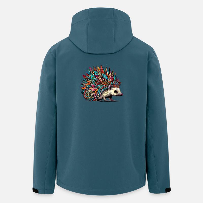 Hérisson - Veste softshell homme en polyester recyclé Stanley/Stella - bleu pétrole foncé