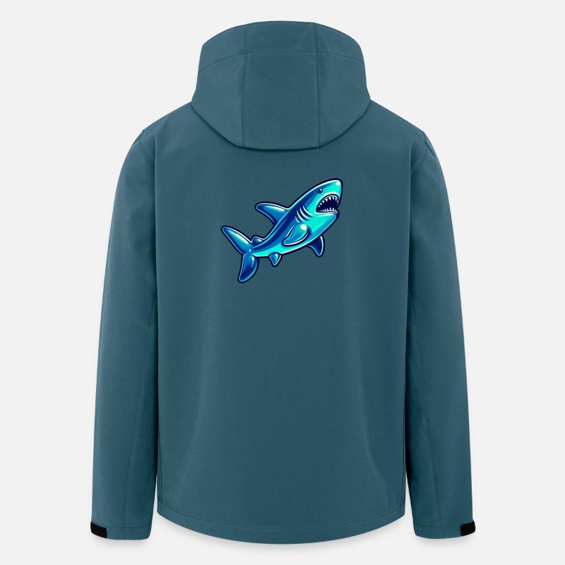 Hai - Recycelte Männer Softshell-Jacke von Stanley/Stella - Dunkles Petrol