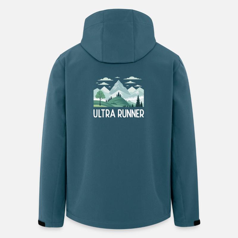 Ultra-Läufer - Recycelte Männer Softshell-Jacke von Stanley/Stella - Dunkles Petrol