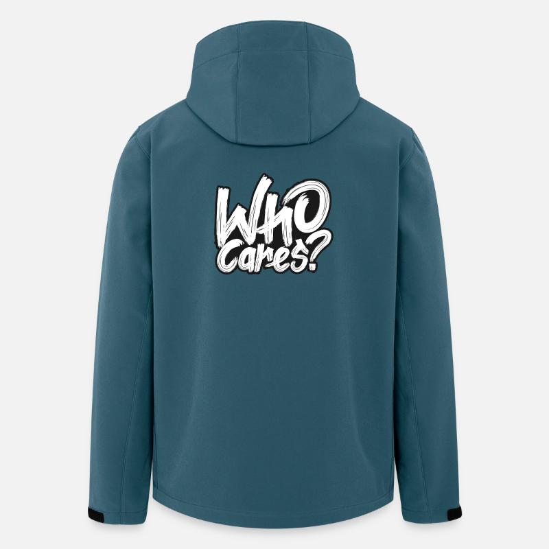 Wen interessiert das? - Recycelte Männer Softshell-Jacke von Stanley/Stella - Dunkles Petrol