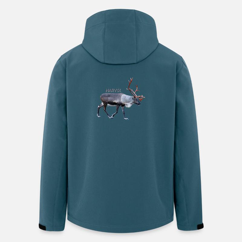 NARVIK - Veste softshell homme en polyester recyclé Stanley/Stella - bleu pétrole foncé