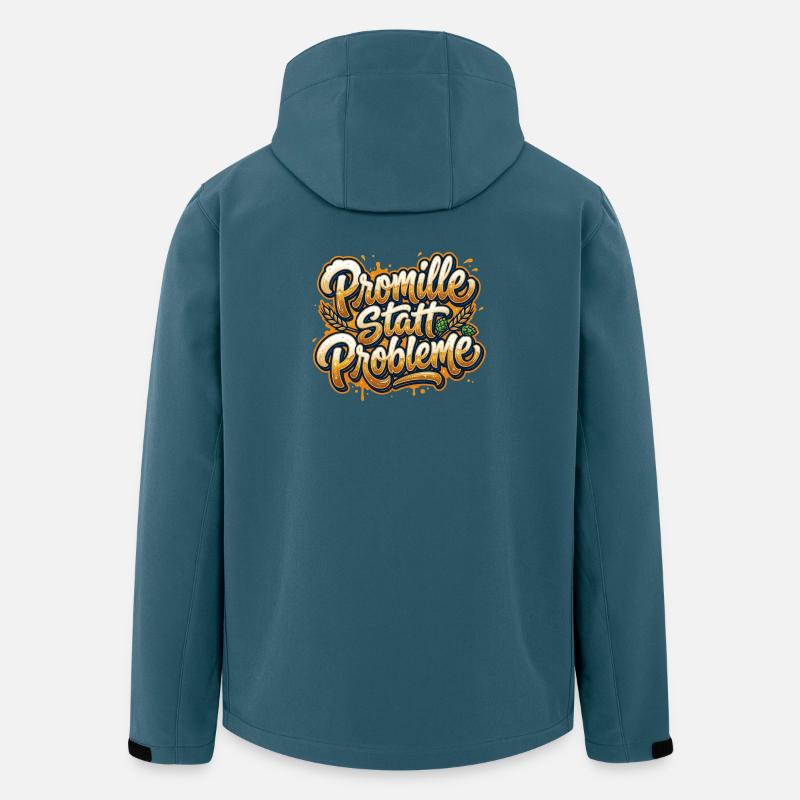 Alcohol instead of problems - Men’s Recycled Softshell Jacket by Stanley/Stella - stargazer