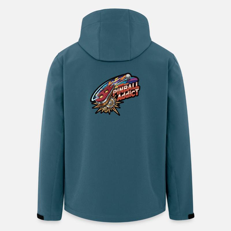Néon Explosif de Pinball - Veste softshell homme en polyester recyclé Stanley/Stella - bleu pétrole foncé