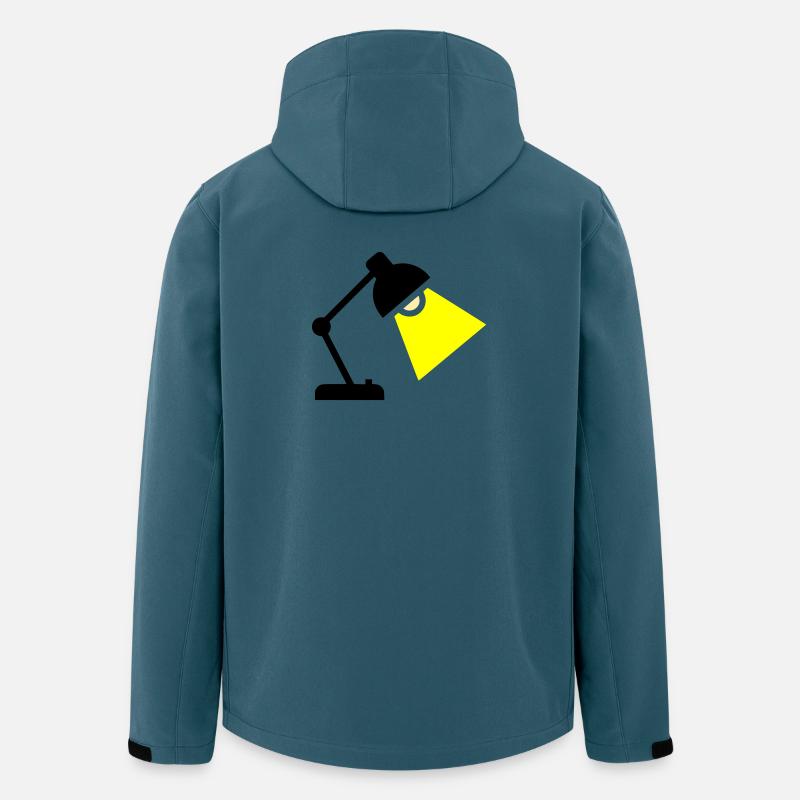 Schreibtischlampe Licht Idee - Recycelte Männer Softshell-Jacke von Stanley/Stella - Dunkles Petrol