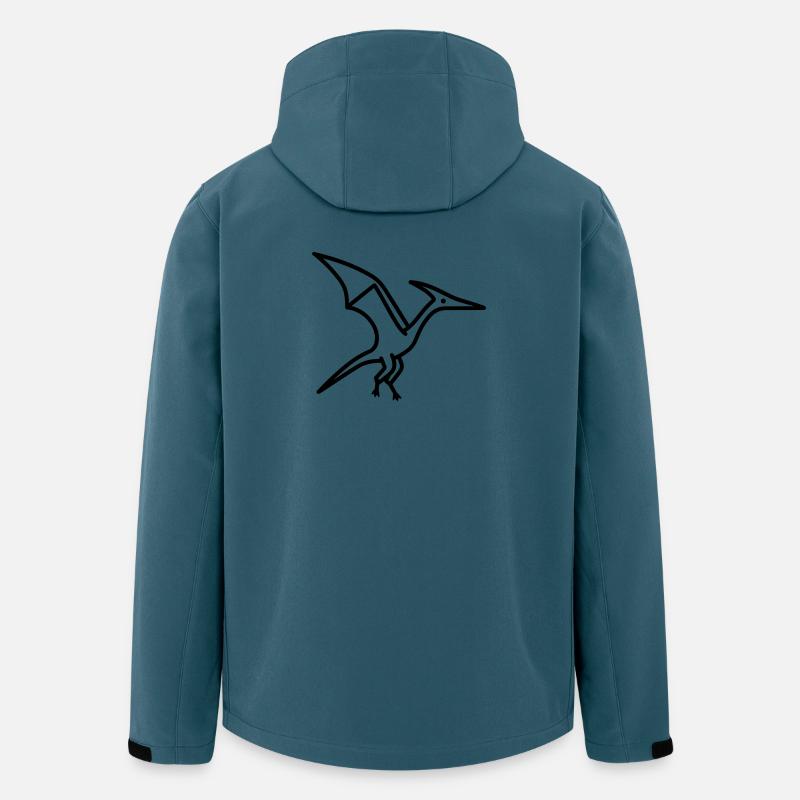 Pterodaktylus - Recycelte Männer Softshell-Jacke von Stanley/Stella - Dunkles Petrol