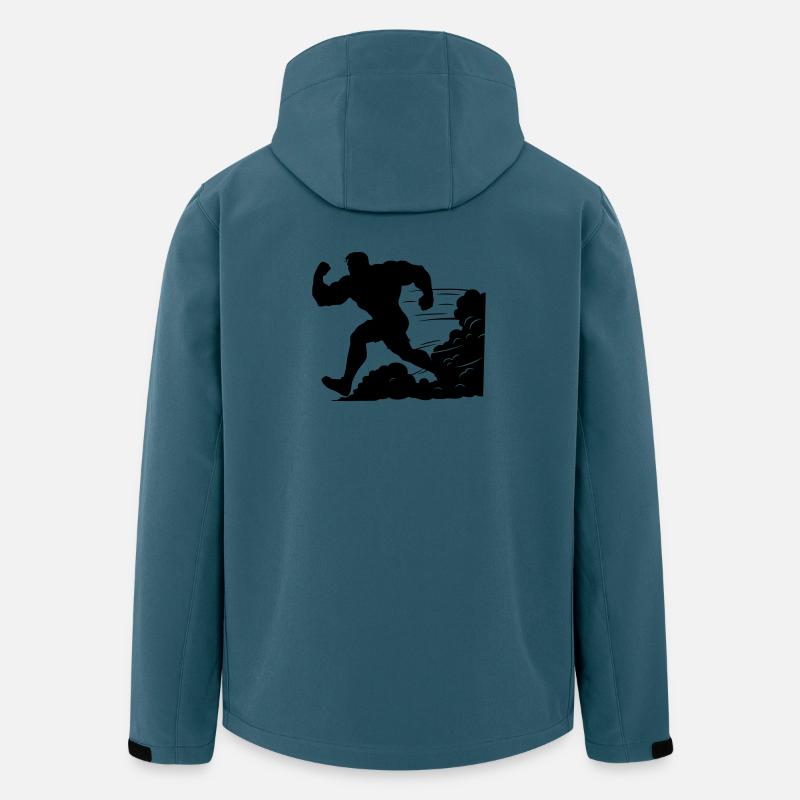 Runner - Recycelte Männer Softshell-Jacke von Stanley/Stella - Dunkles Petrol