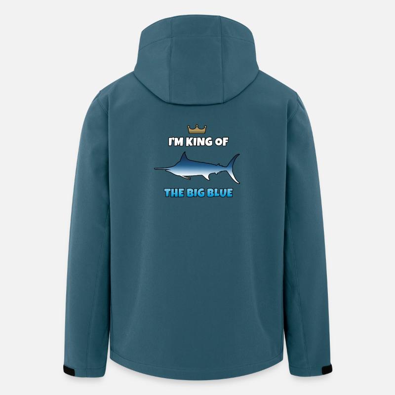 König des Großen Blauen - Recycelte Männer Softshell-Jacke von Stanley/Stella - Dunkles Petrol