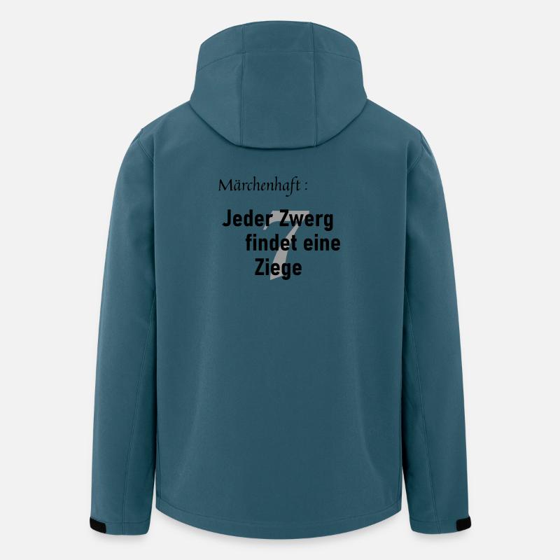 Märchenhaft - Recycelte Männer Softshell-Jacke von Stanley/Stella - Dunkles Petrol