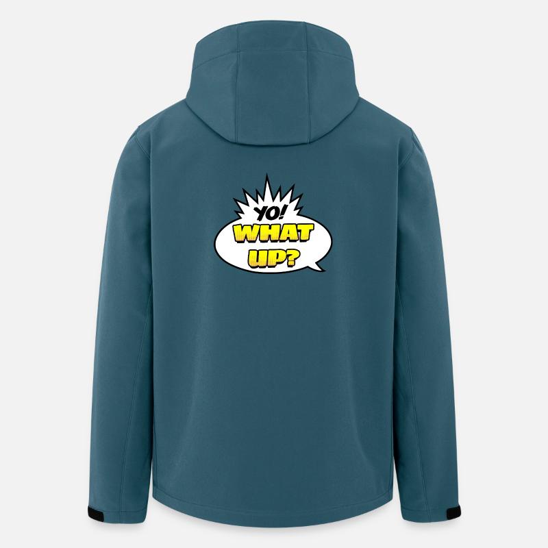 Yo! What Up? - Men’s Recycled Softshell Jacket by Stanley/Stella - stargazer