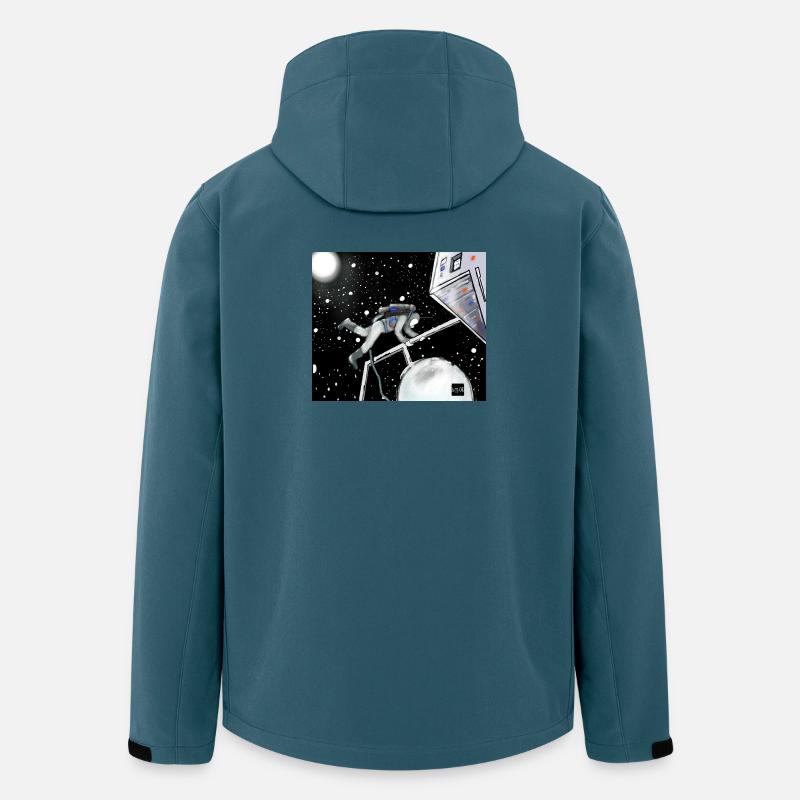 Space Explorer in Orbit - Men’s Recycled Softshell Jacket by Stanley/Stella - stargazer