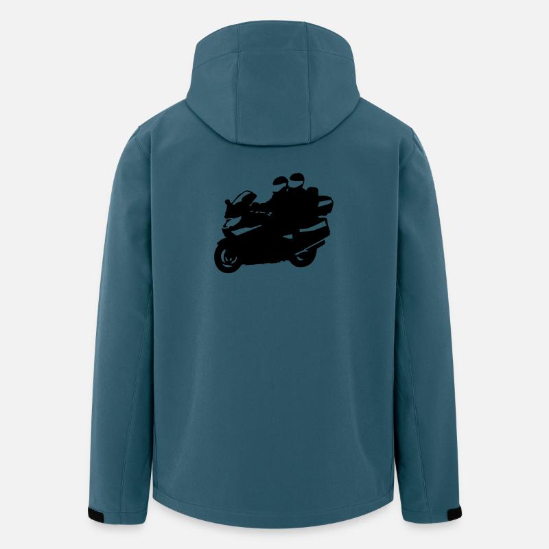 motorrad tourer - Recycelte Männer Softshell-Jacke von Stanley/Stella - Dunkles Petrol