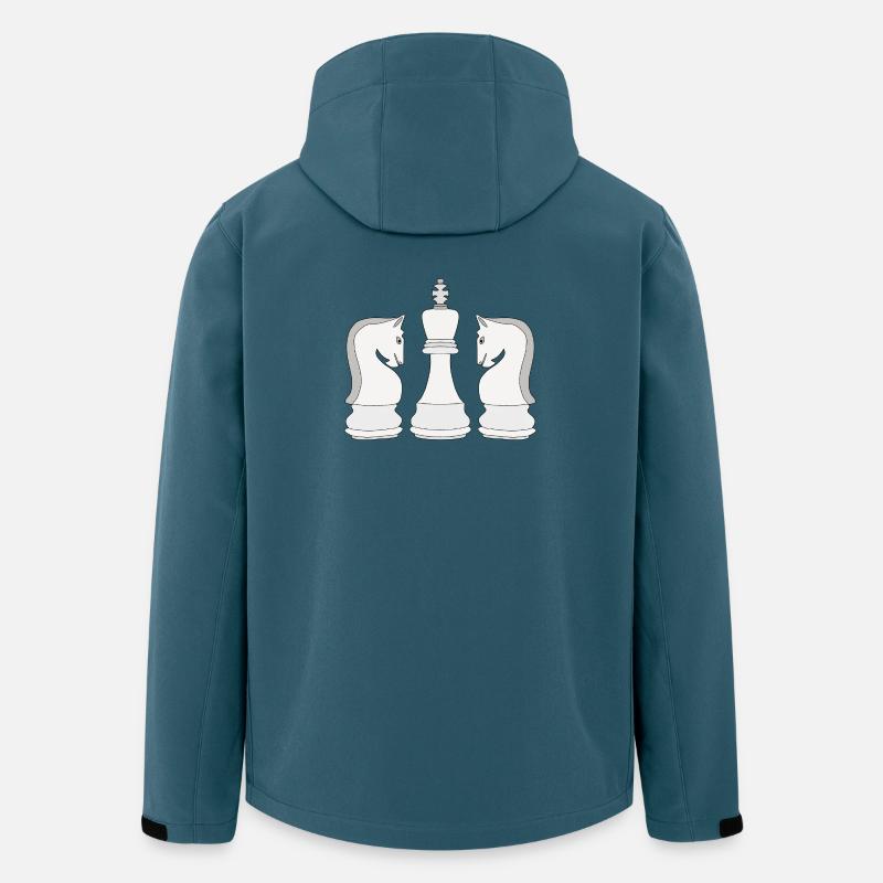 Schach - Recycelte Männer Softshell-Jacke von Stanley/Stella - Dunkles Petrol