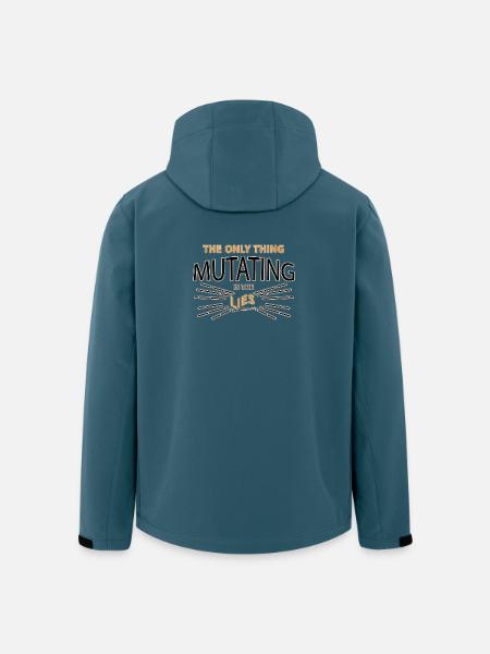 Spruch - Recycelte Männer Softshell-Jacke von Stanley/Stella - Dunkles Petrol
