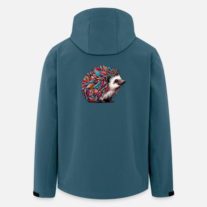 Igel - Recycelte Männer Softshell-Jacke von Stanley/Stella - Dunkles Petrol