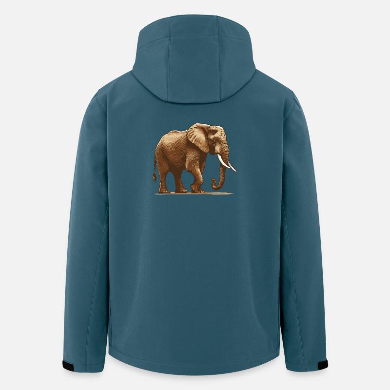 Elephant - Men’s Recycled Softshell Jacket by Stanley/Stella - stargazer