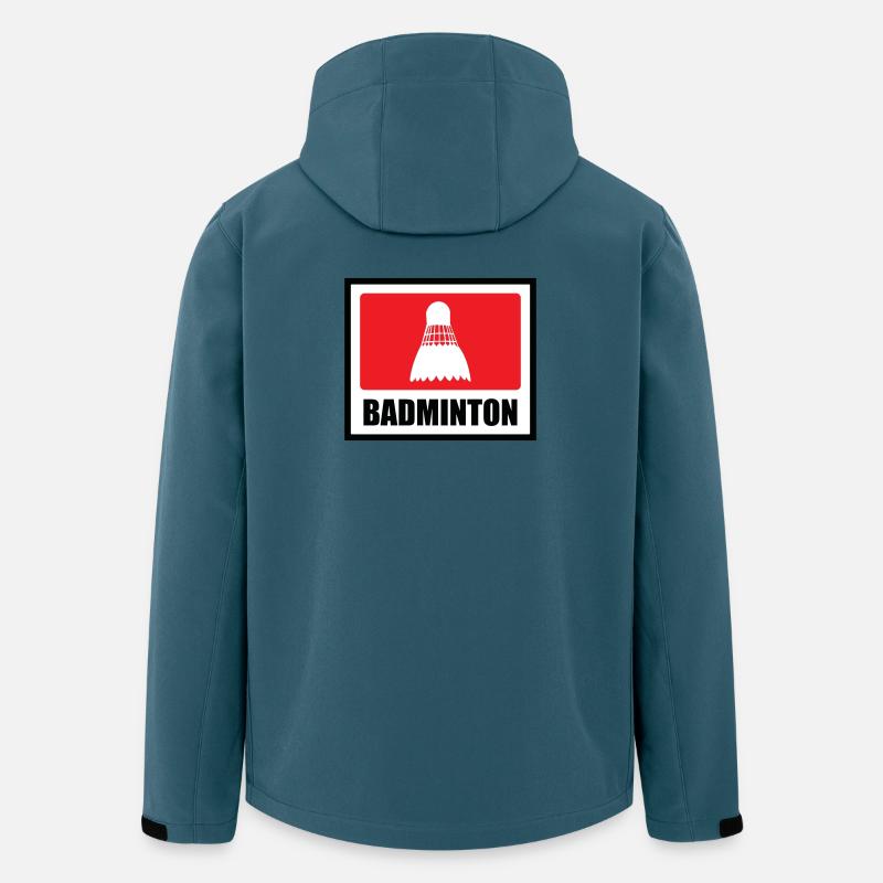 Badminton – Sport – Schläger - Recycelte Männer Softshell-Jacke von Stanley/Stella - Dunkles Petrol
