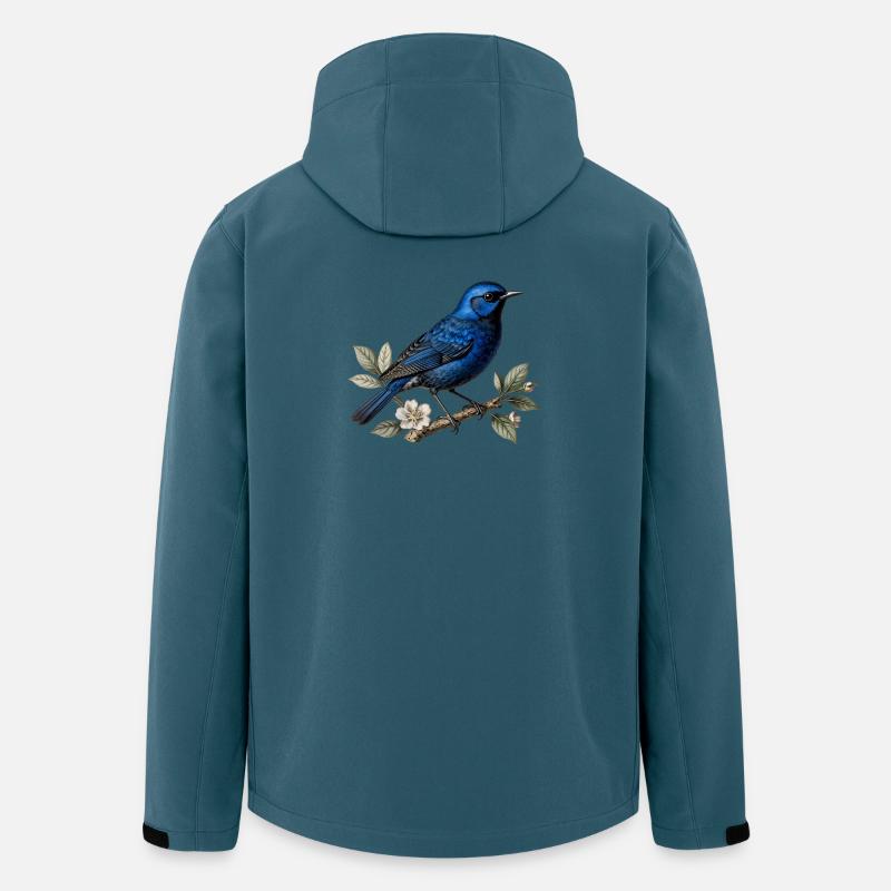 Bluebird Splendid Merion (Malurus splendens) - Men’s Recycled Softshell Jacket by Stanley/Stella - stargazer