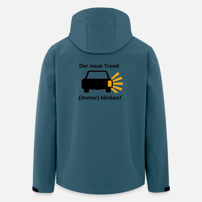 Der neue Trend - (immer) blinken! - Recycelte Männer Softshell-Jacke von Stanley/Stella - Dunkles Petrol